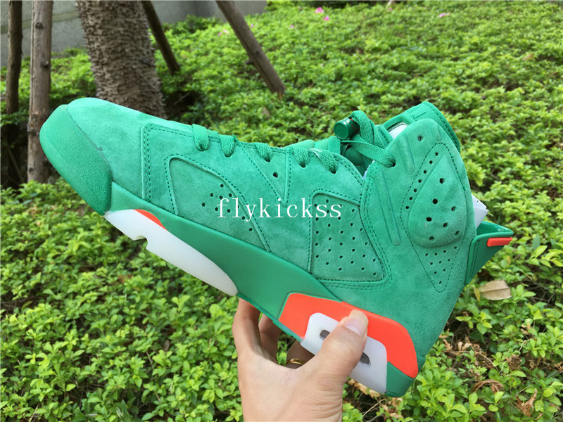 Authentic Air Jordan 6 Gatorade Green